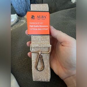 Rhinestone bag strap brand new